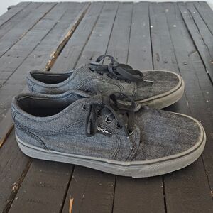 Maui & Sons Men's 8.5 Casual Gray Sneakers Lace Up Shoes